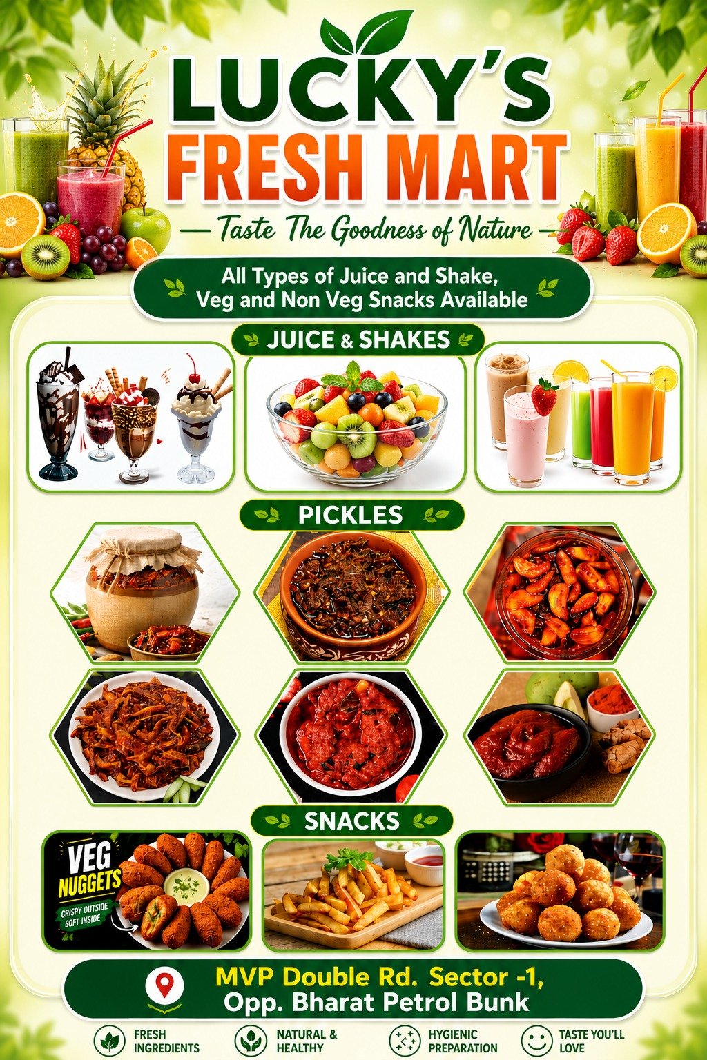 Luckys Fresh Mart Logo